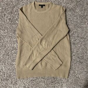 Banana Republic Men's Tan Crewneck Sweater